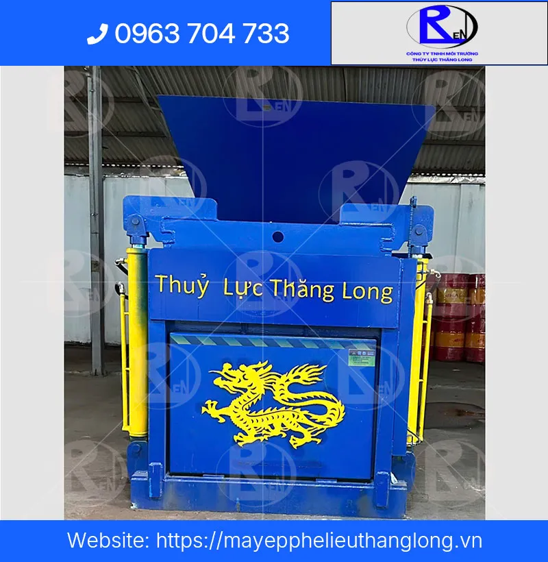 máy ép rác thải công nghiệp