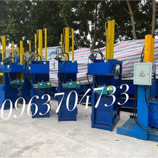Máy ép kiện dạng đứng 4 máy ép phế liệu kiện đứng