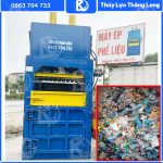 máy ép vỏ chai nhựa phế liệu
