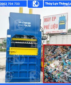 máy ép vỏ chai nhựa phế liệu
