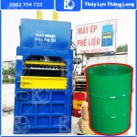 máy ép thùng phi, nhựa can thùng dầu