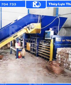 Máy ép giấy carton phế liệu tự động - Có cửa đóng mở - Ảnh 3