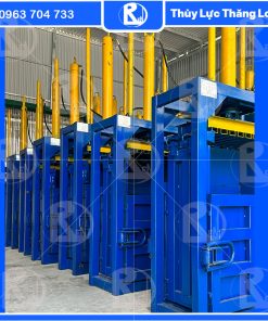 Máy ép kiện vải vụn ,dây nilon