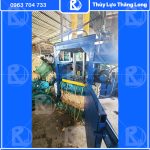 sản phẩm khi ép của máy nghiền rác thải sinh hoạt