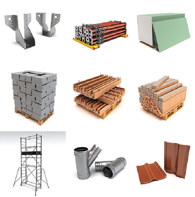 các loại vật liệu