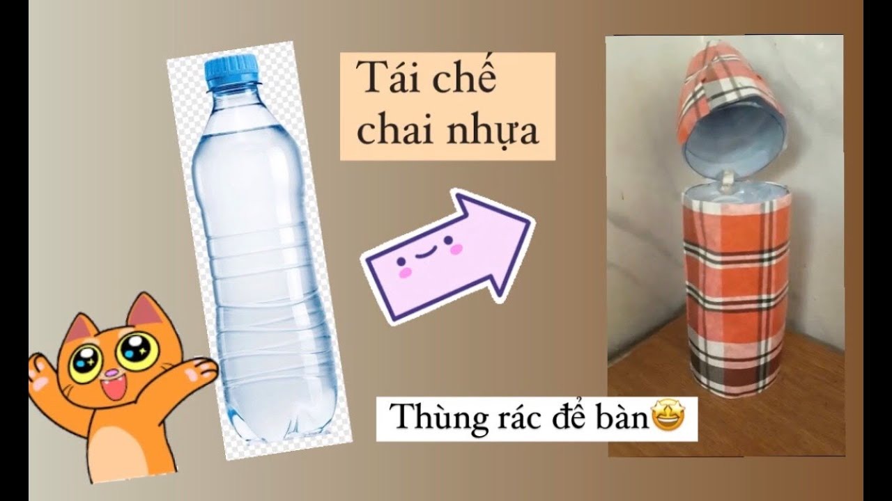 Cách Làm Thùng Rác Tái Chế Bằng Chai Nhựa: 4 Mẫu Thiết Kế Sáng Tạo & Bền Đẹp 4 Thùng Rác Mini Tại Gia Siêu Đơn Giản
