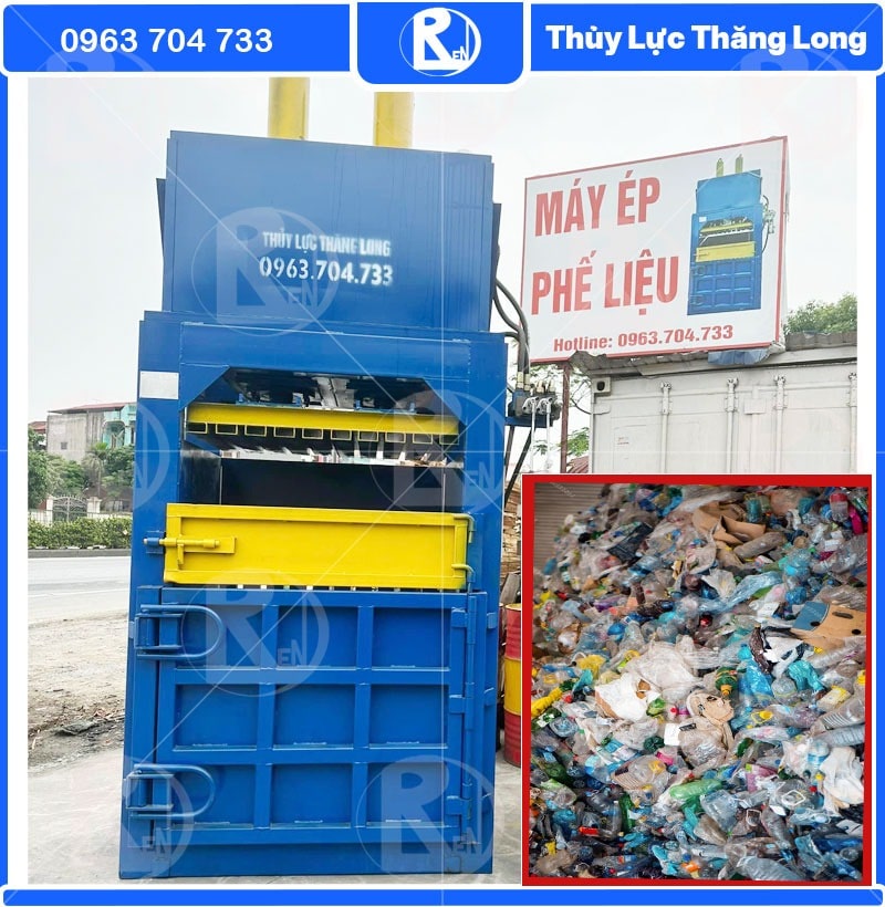 Vòng Đời Của Nhựa: Từ Dầu Mỏ Đến Tái Sinh Hay Bãi Rác? 6 máy ép bán tự động